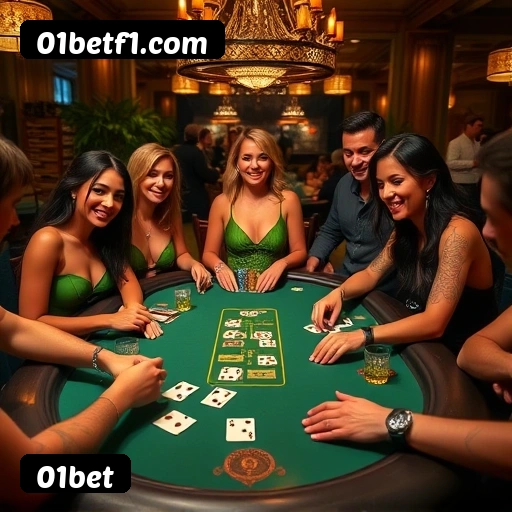 Jogos de Mesa Premium 01bet - Blackjack, Roleta, Baccarat